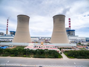 manzarası, Soğutma Kulesi güç tesisi