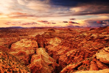 manzara kırmızı kumtaşı