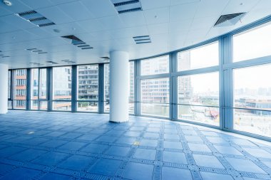 Modern ofis binasının içi