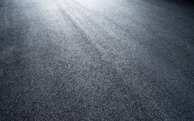 asphalt road under light clipart