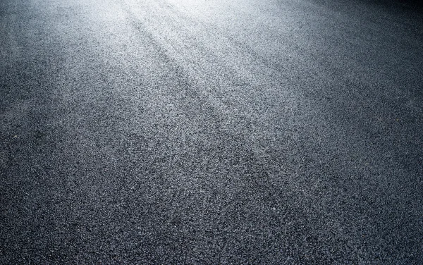 Asphalt road under light — Stock Photo, Image