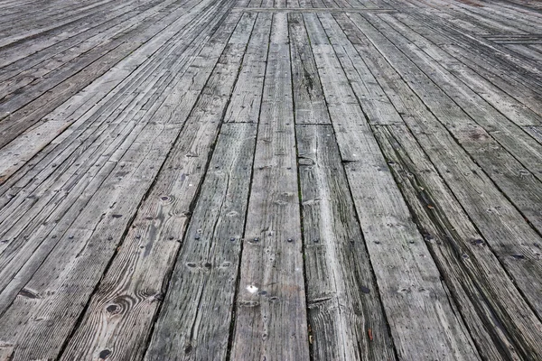空的老式木地板 — 图库照片