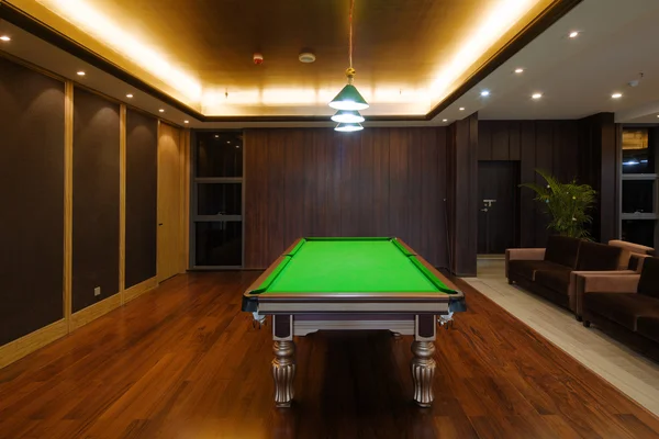 Interior of modern billiard room — Stock Photo, Image