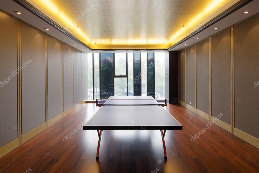 Interior of table tennis room — Stock Photo © zhudifeng #94052270