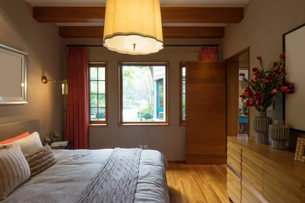 Interior of modern bedroom — Stock Photo, Image