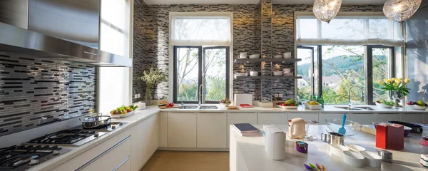 Interior de la cocina moderna — Foto de Stock