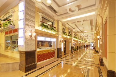 iç lüks salonu koridorunda