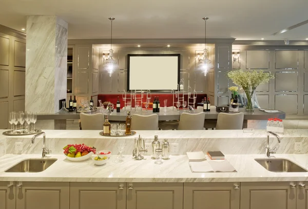 Interior of modern dining room — Stock Photo, Image