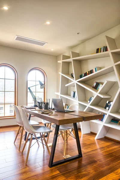 İç modern okuma odası — Stok fotoğraf