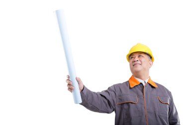 kask planı ile izole mühendisi