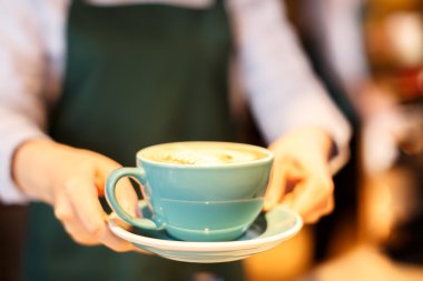 çalışma içinde kafe ya da Restoran garson