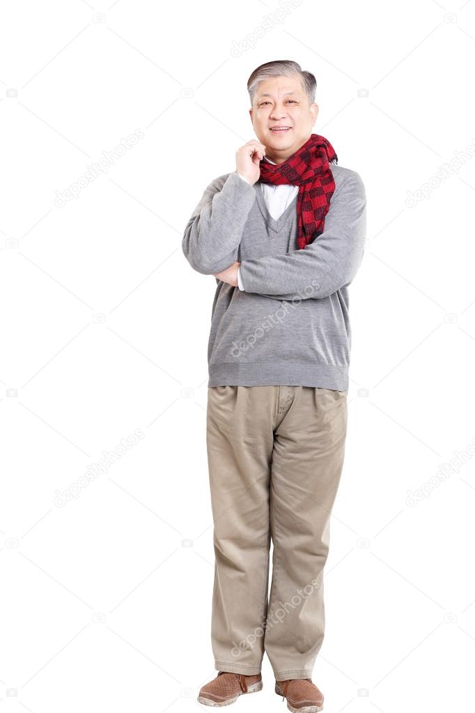 Old standing Asian man Stock Photo by ©zhudifeng 95254912