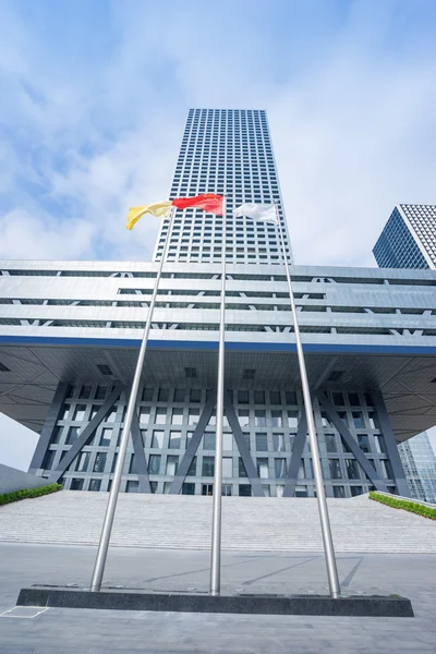 Fronte piano vuoto di un edificio moderno — Foto Stock