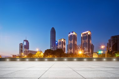 boş yere ve cityscape