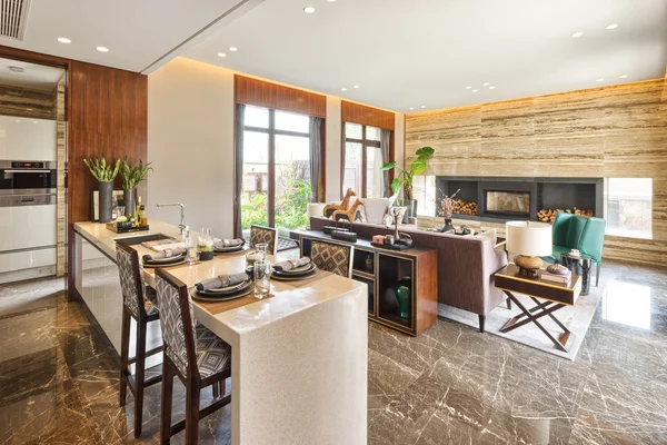 Interior of modern dining room — Stock Photo, Image