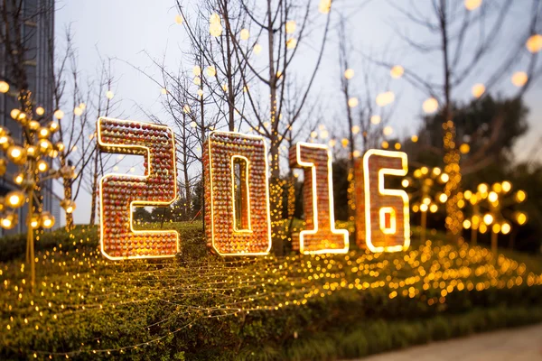 Isolated 2016 new year background — Stock Photo, Image