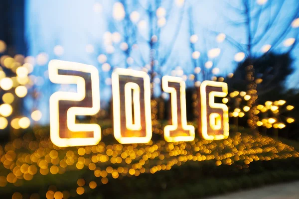 Isolated 2016 new year background — Stock Photo, Image