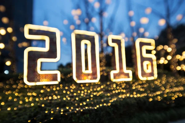 Isoliert 2016 Neujahr Hintergrund — Stockfoto