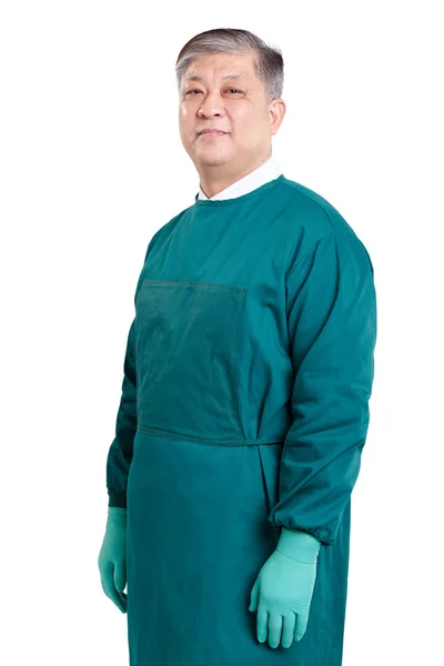 Oude Aziatische man dokter — Stockfoto