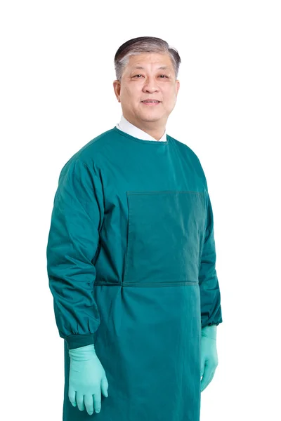 Viejo asiático hombre médico — Foto de Stock