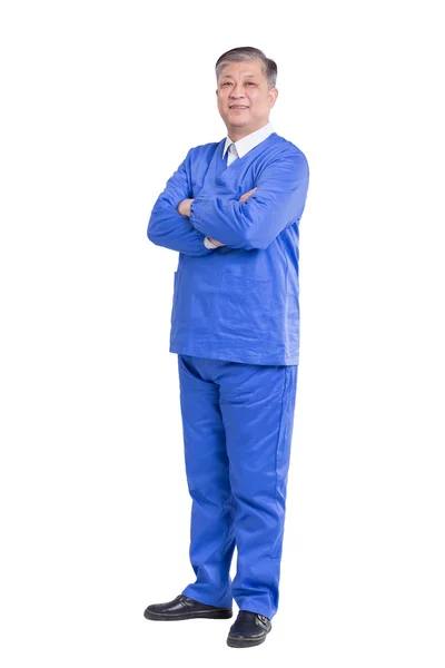 Oude Aziatische man-chirurgie-dokter — Stockfoto