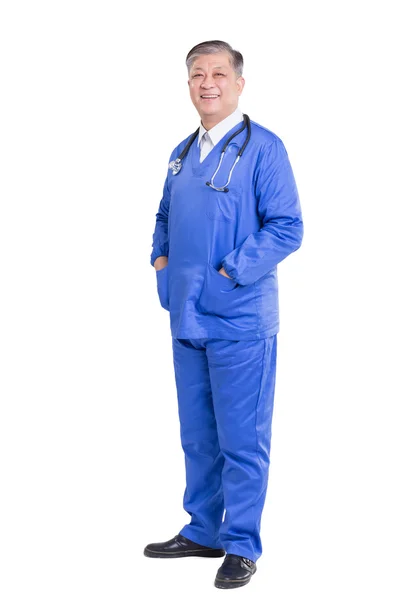 Alter asiatischer Mann Chirurgie Arzt — Stockfoto