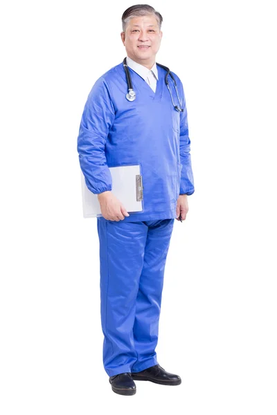 Oude Aziatische man-chirurgie-dokter — Stockfoto