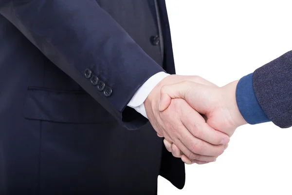 Businessmen shake hands — Stock Photo, Image