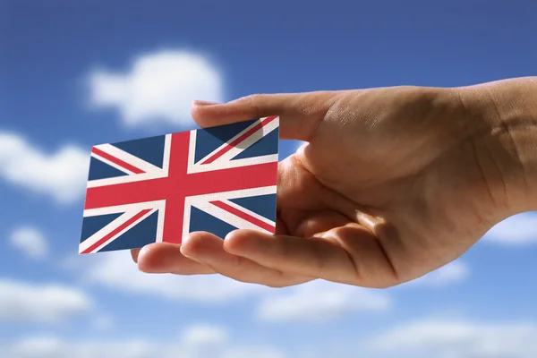 Small flag of Great Britain — Stock Photo, Image