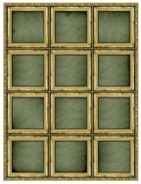 Colossal golden frame — Stock Photo, Image