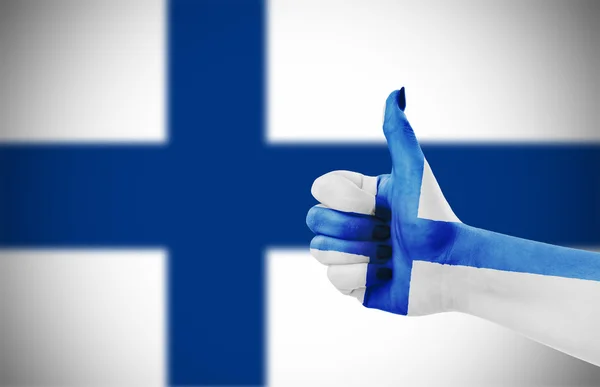 Flagge Finnlands — Stockfoto