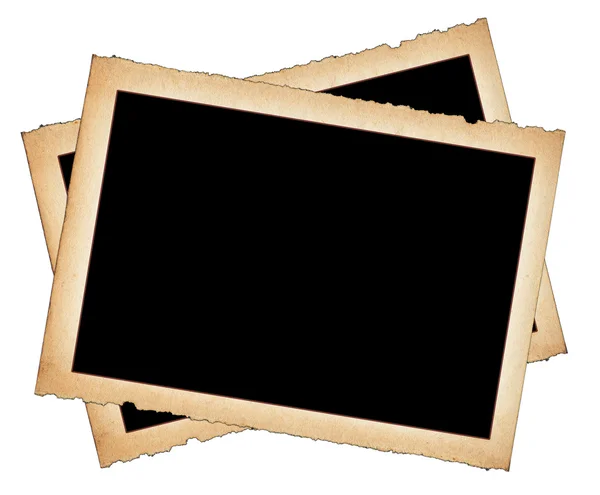 Papier frames met versleten randen — Stockfoto