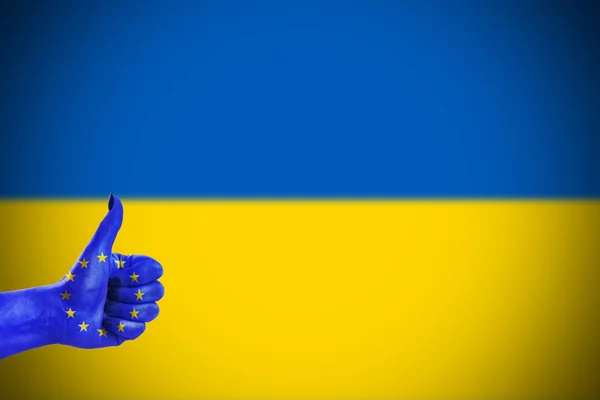Apoio à Ucrânia — Fotografia de Stock