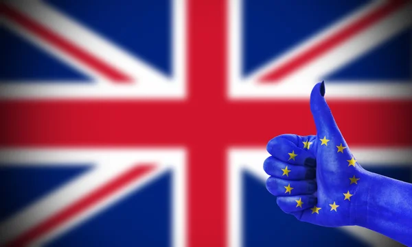 Positive attitude of the European Union for United Kingdom — Stock Photo, Image