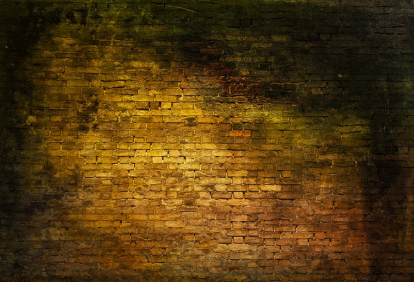 Mur z cegły ponury — Zdjęcie stockowe