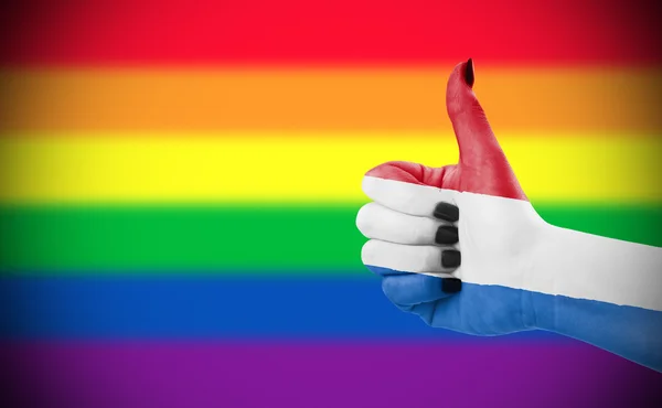 Positieve houding van Nederland om Lgbt-Gemeenschap — Stockfoto