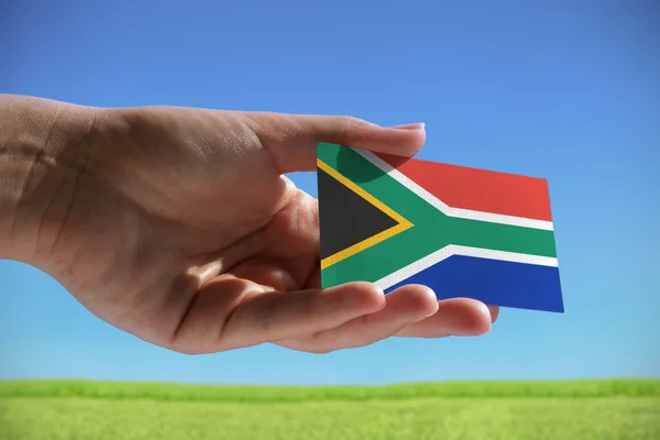 Small flag of Republic of South Africa — Stock Photo, Image