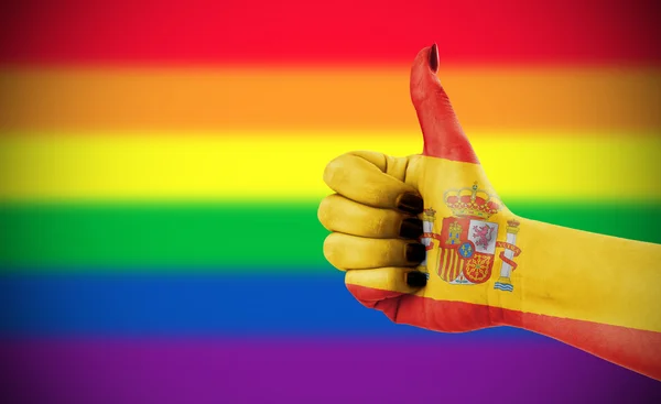 Atitude positiva da Espanha para a comunidade LGBT — Fotografia de Stock