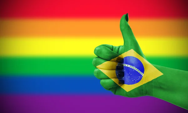 Pozitivní postoj Brazílie pro Lgbt komunity Royalty Free Stock Obrázky