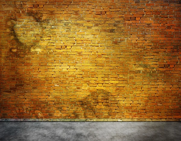 Old brick wall with stains — Stock Photo, Image