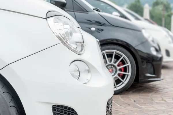 Front of city cars — Stock Photo, Image