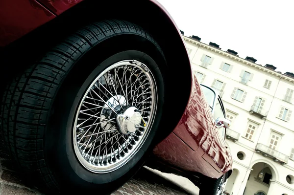 Red vintage car — Stock Photo, Image