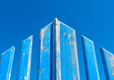 Mavi grunge kapısı