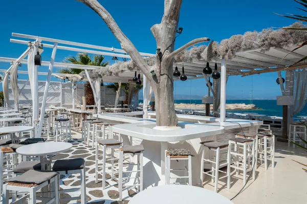 Restaurace na pláži — Stock fotografie