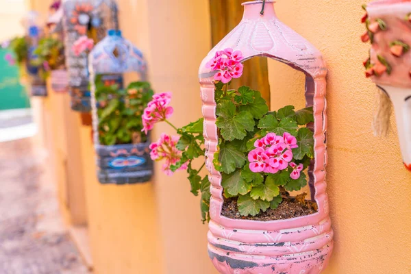 Beautiful Colorful Way Alghero Sardinia Italy — Stock Photo, Image