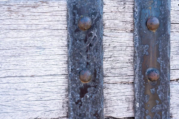 Timber Wood Light Old Metal Panels — Stock Photo, Image