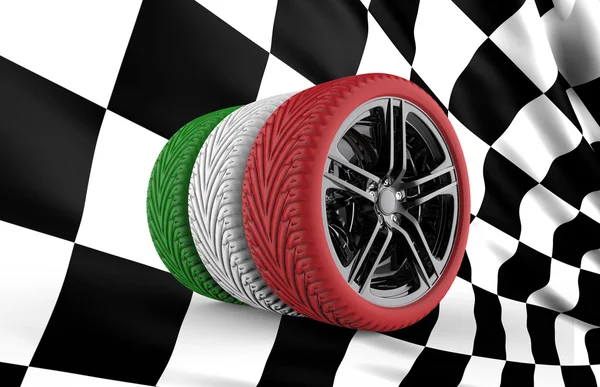 Italy Tires — Stock Photo, Image