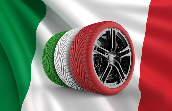 Italy Tires — Stock Photo, Image