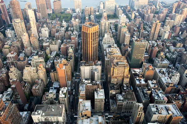 Нью-Йорк хмарочосів — стокове фото