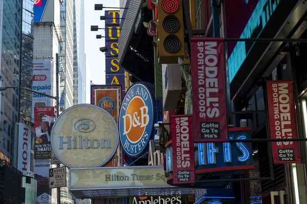 De cerca en Times Square — Foto de Stock